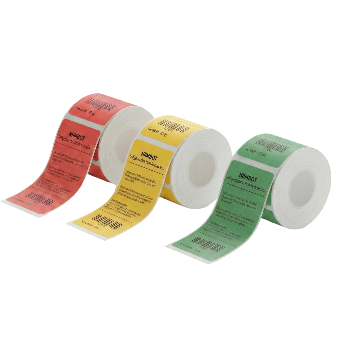 Étiquettes - 28x70mm - 105 pcs - Combi multicolore