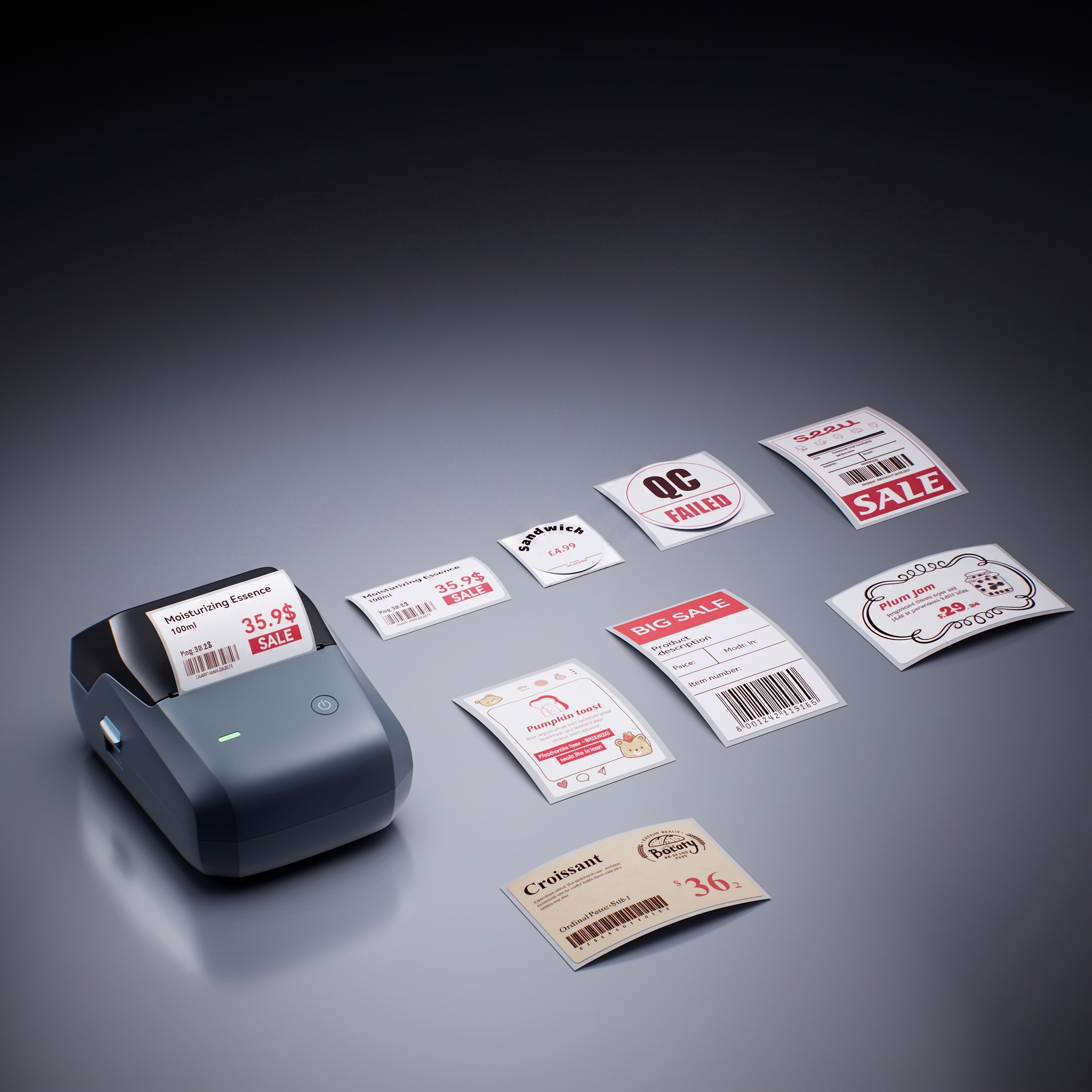 Labels - 50x30mm - 230pcs - Dual