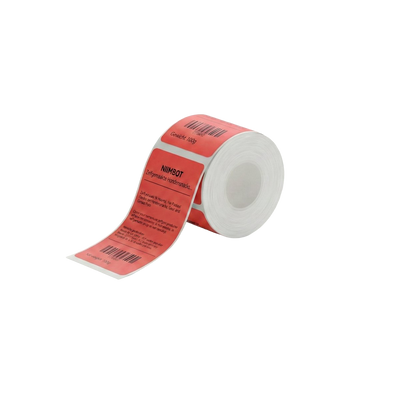 Labels - 28x70mm - 105pcs - Red