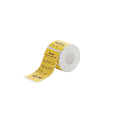 Étiquettes - 28x70mm - 105 pcs - Jaune